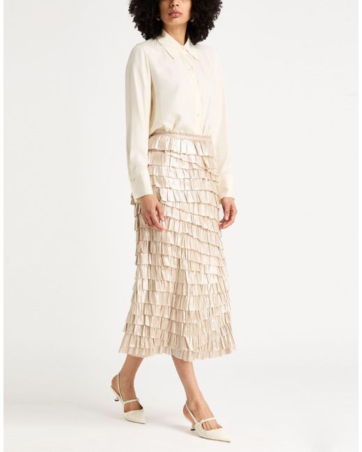 Ulla Johnson Natural Midi Skirts