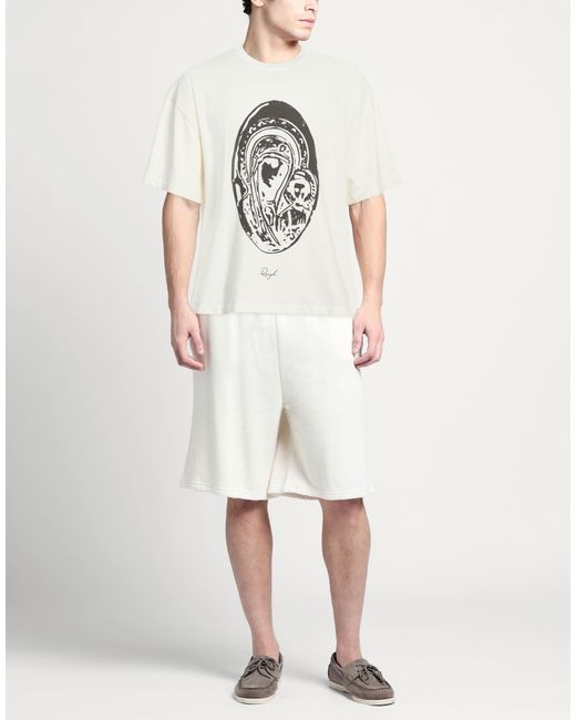 Camiseta ROUGH de hombre de color White