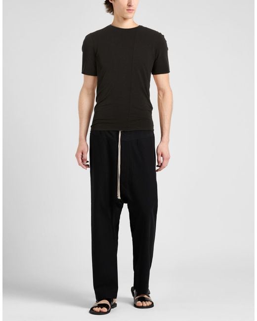 Masnada Black T-Shirt Cotton, Modal, Elastane for men