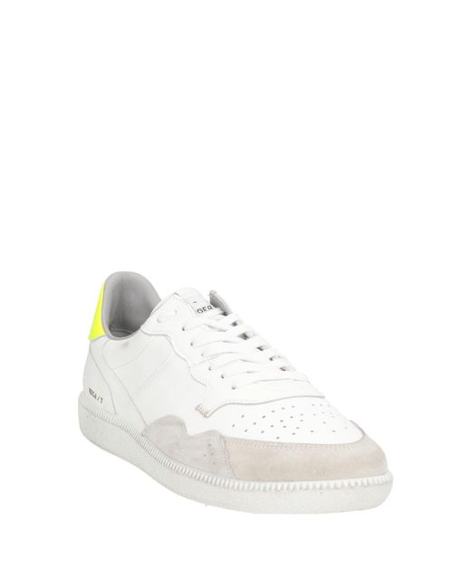 HIDNANDER White Sneakers Leather for men