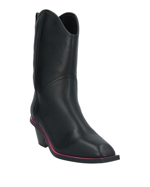 MSGM Black Ankle Boots