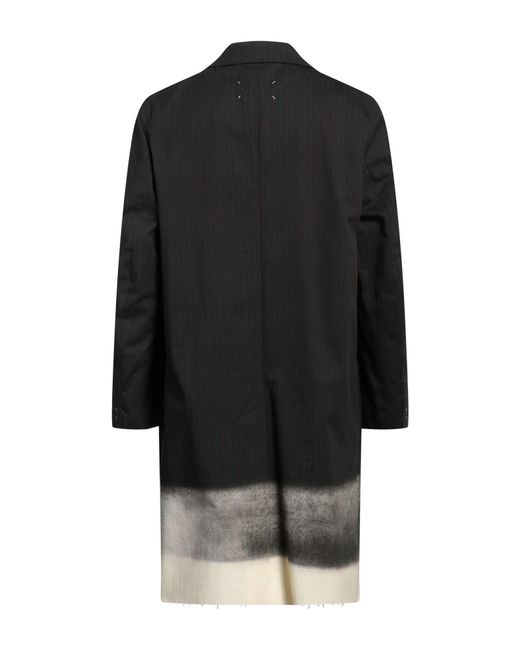 Maison Margiela Black Overcoat & Trench Coat for men