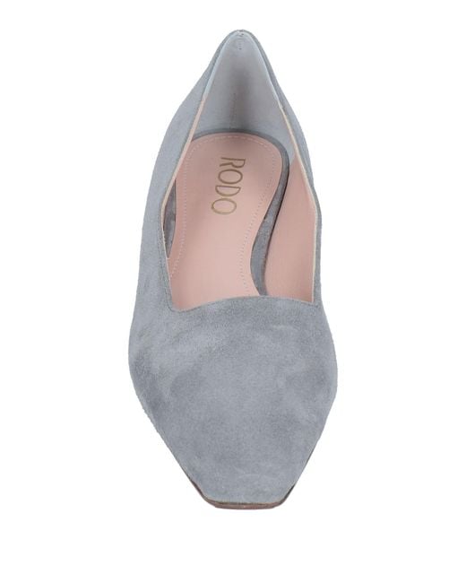 Rodo Gray Ballet Flats