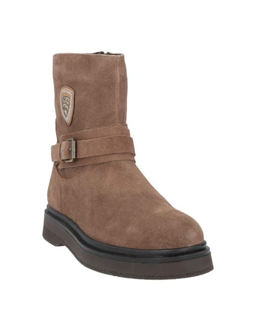 Blauer Brown Stiefelette