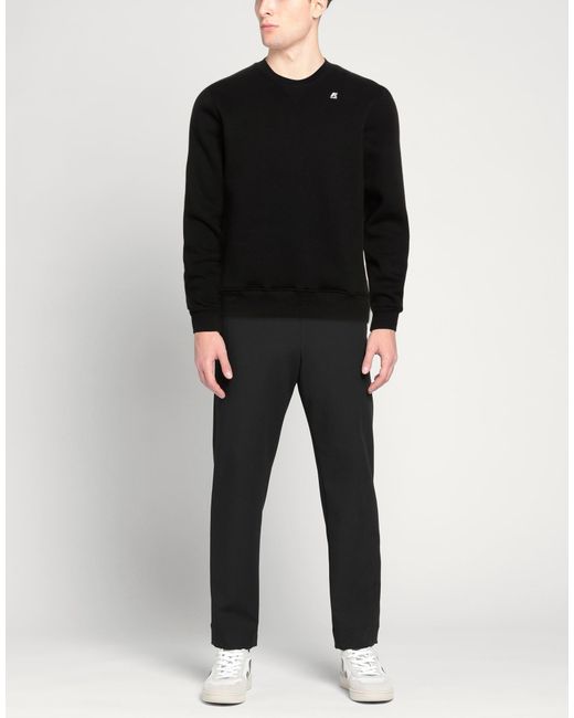 K-Way Black Sweatshirt Polyester, Elastane for men