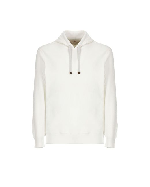 Brunello Cucinelli Sweatshirt in White für Herren