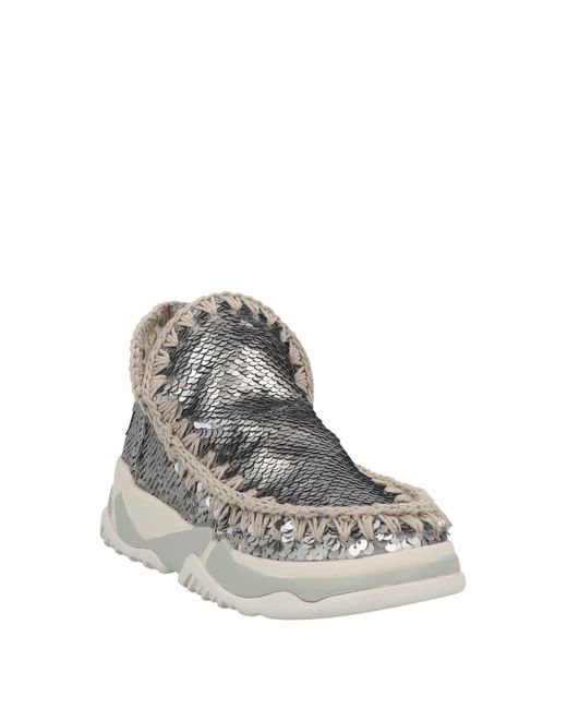 Mou Gray Ankle Boots