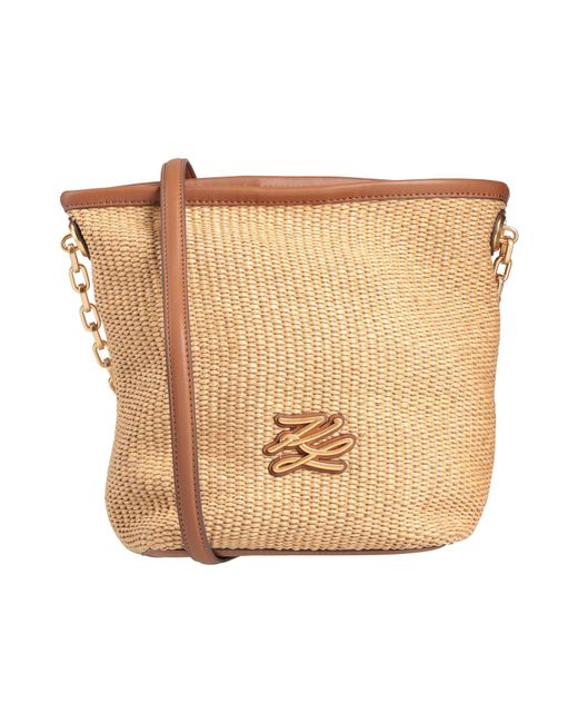 Karl Lagerfeld Natural Cross-Body Bags