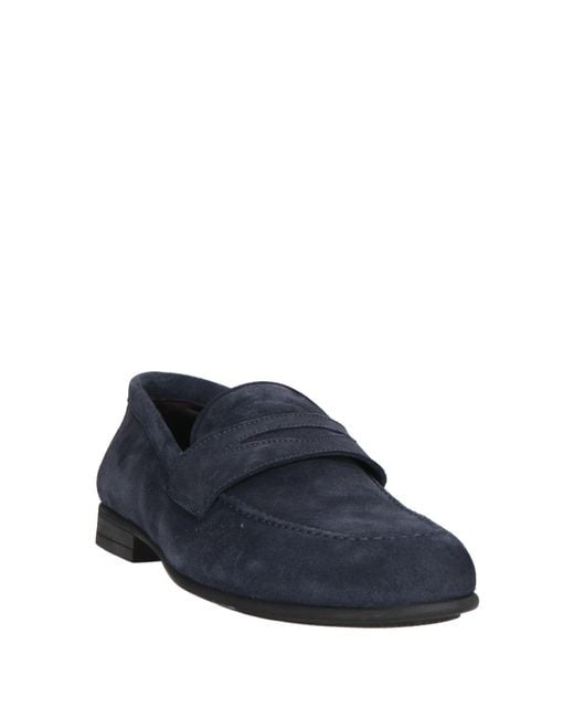 Calpierre Blue Loafers Leather for men