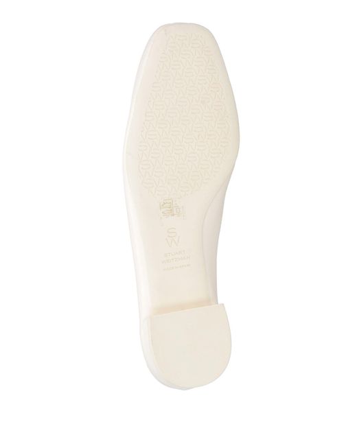 Stuart Weitzman Natural Loafers Leather