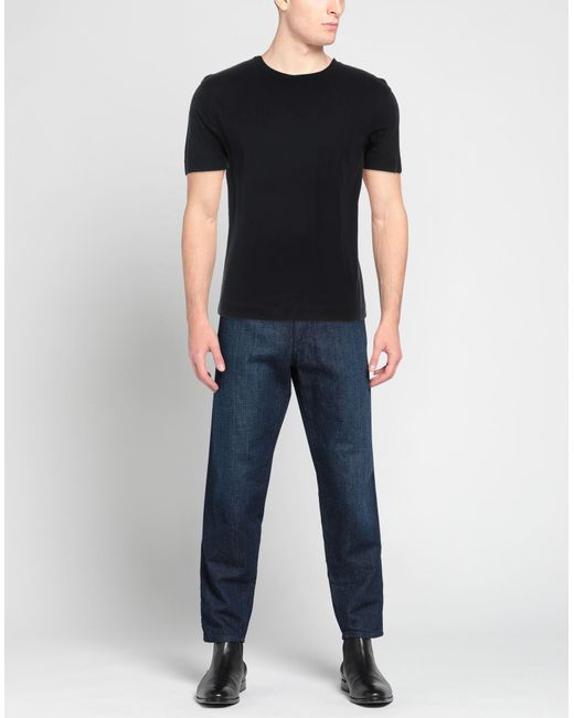 Emporio Armani Black Midnight T-Shirt Cotton for men