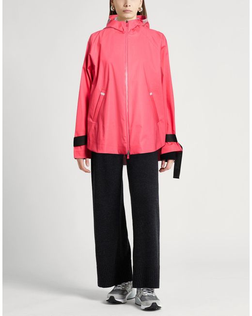 Herno Pink Laminar Jacket Cotton, Elastane