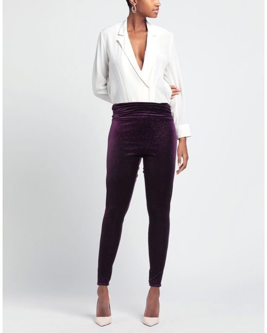 Stefano De Lellis Blue Pants Pes, Elastane