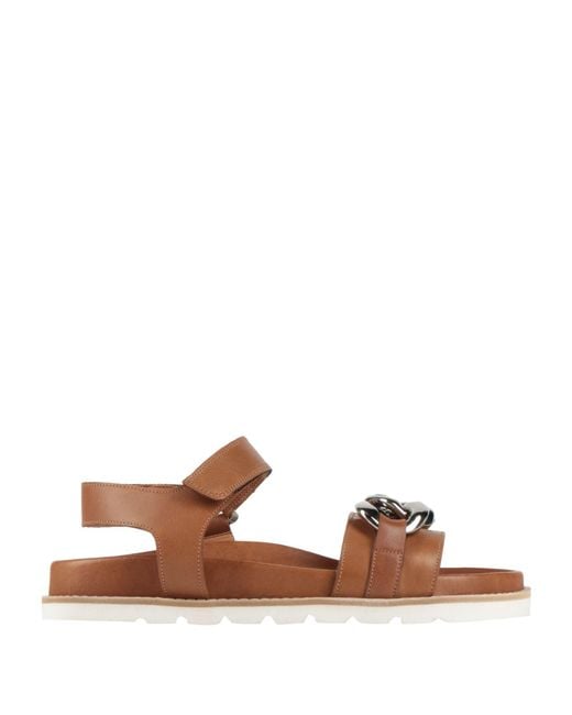 Harmont & Blaine Brown Sandals Leather