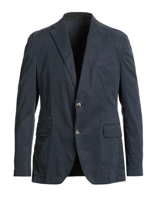 Men's Blue Blazer Lyocell, Cotton, Elastane
