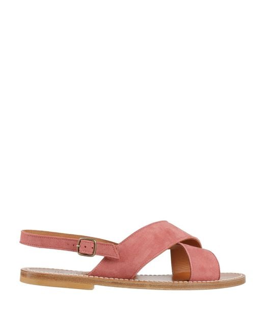 K. Jacques Pink Sandals Leather