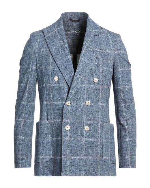 Circolo 1901 Blue Blazers for men
