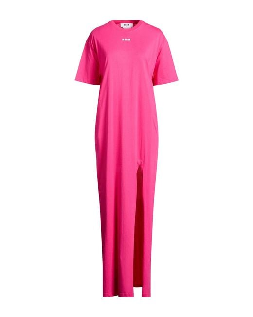 MSGM Pink Maxi Dresses