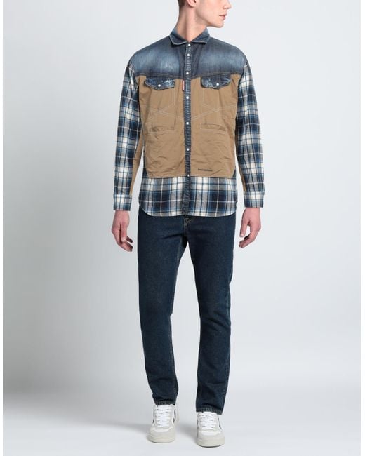 Camicia Jeans di DSquared² in Blue da Uomo