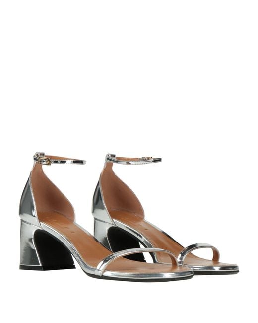 Marni Metallic Sandals