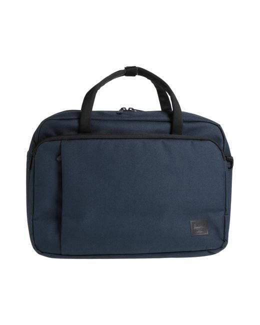 Herschel Supply Co. Blue Handbag Textile Fibers for men