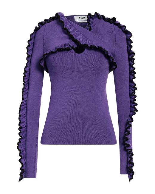 Pullover MSGM de color Purple