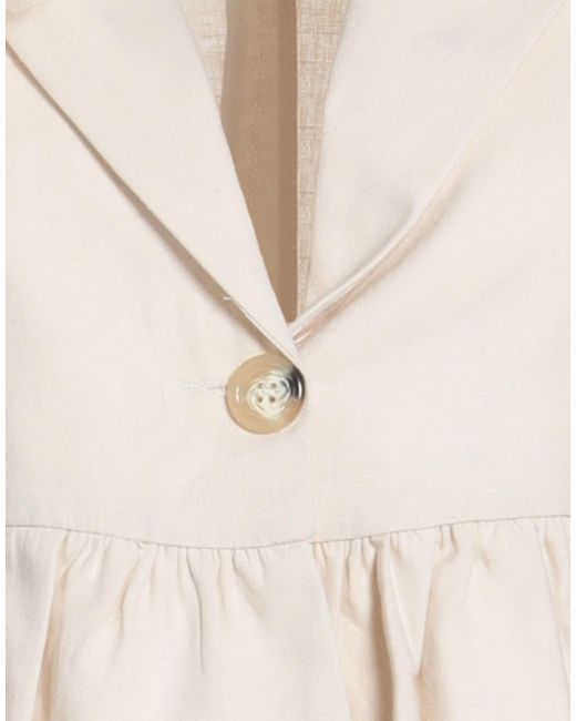 Soallure White Blazer
