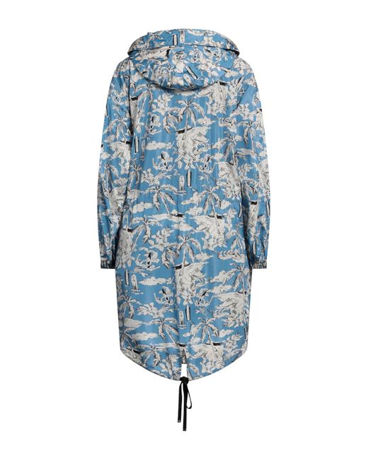 Moncler Blue Overcoat & Trench Coat