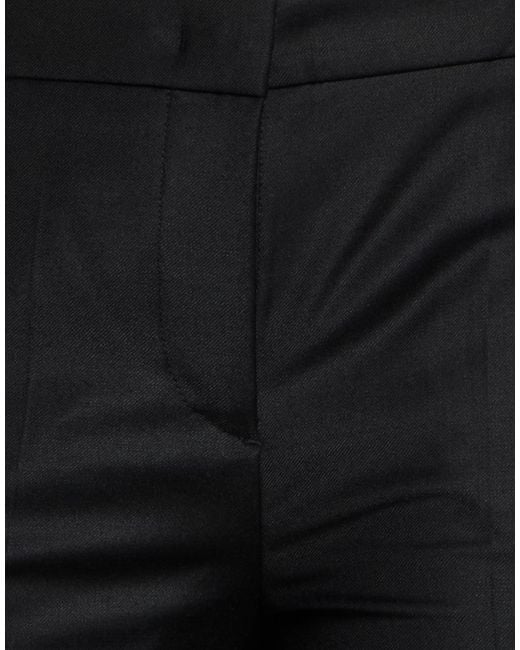 Blumarine Black Pants Polyester, Virgin Wool, Elastane