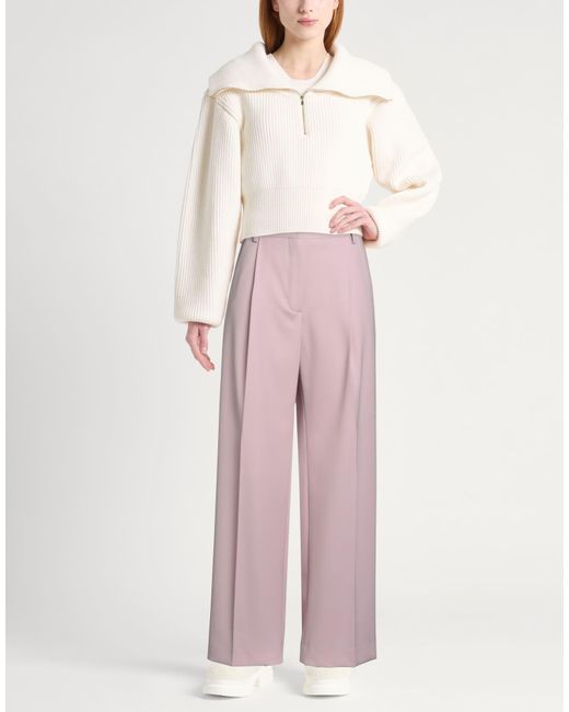 Dries Van Noten Pink Pants Wool