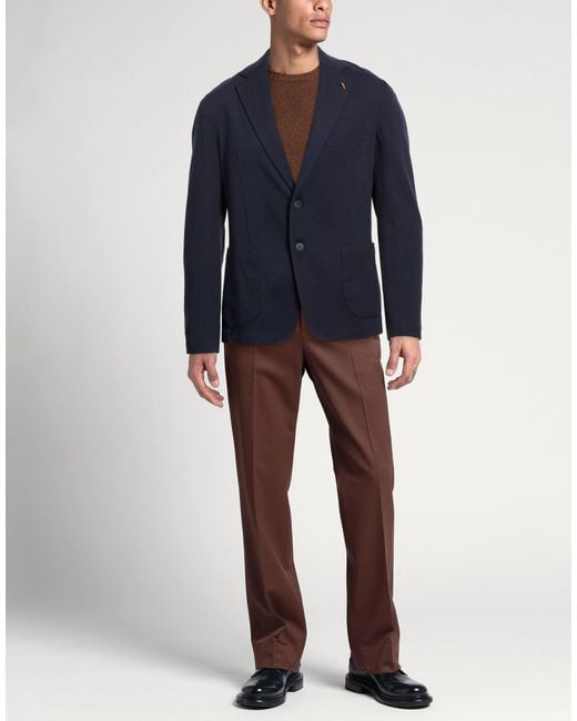 OVER/D Blue Blazers for men