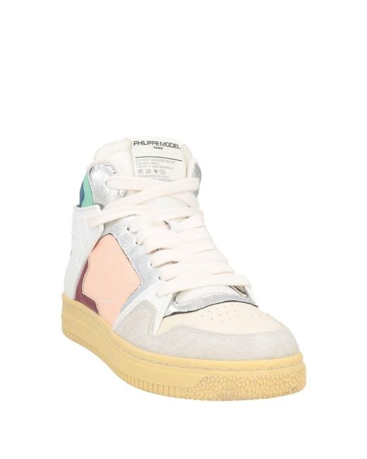 Philippe Model Natural La Grande Sneakers Textile Fibers, Leather