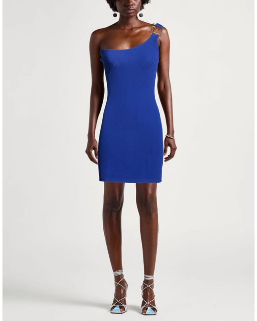 Just Cavalli Blue Mini Dress