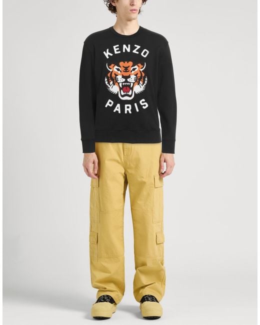 KENZO Black Sweatshirt Cotton for men