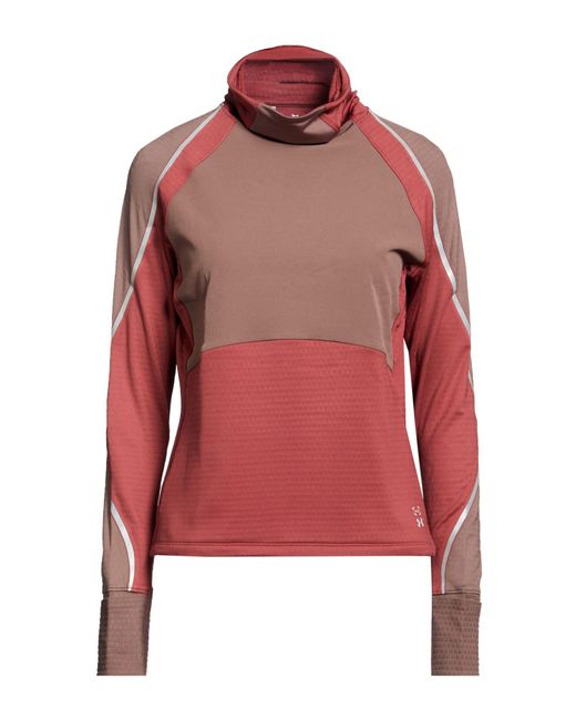 Under Armour Red T-Shirt Polyester, Elastane
