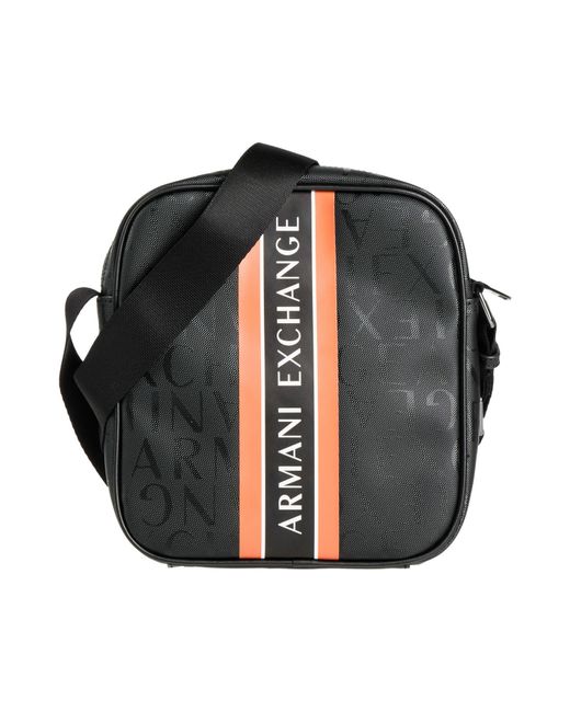 ARMANI EXCHANGE Black Cross-Body Bag for men