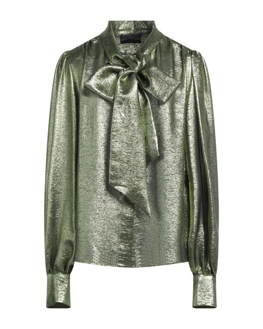 Dundas Green Shirt Silk, Polyester