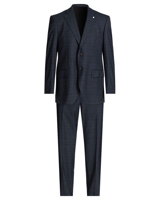 Luigi Bianchi Mantova Blue Suit for men