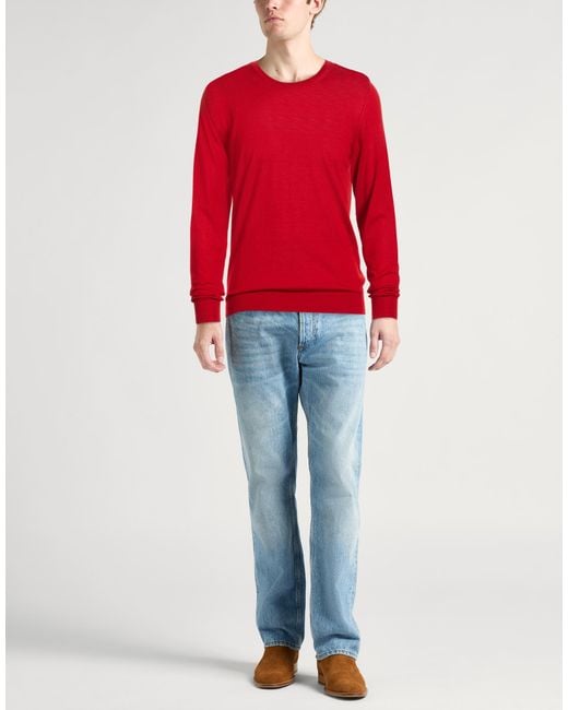 Fedeli Red Jumper for men