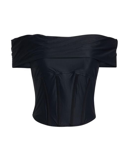 M I S B H V Blue Top Polyamide, Elastane