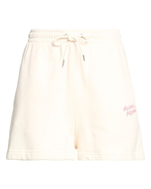 Maison Kitsuné Natural Shorts & Bermuda Shorts