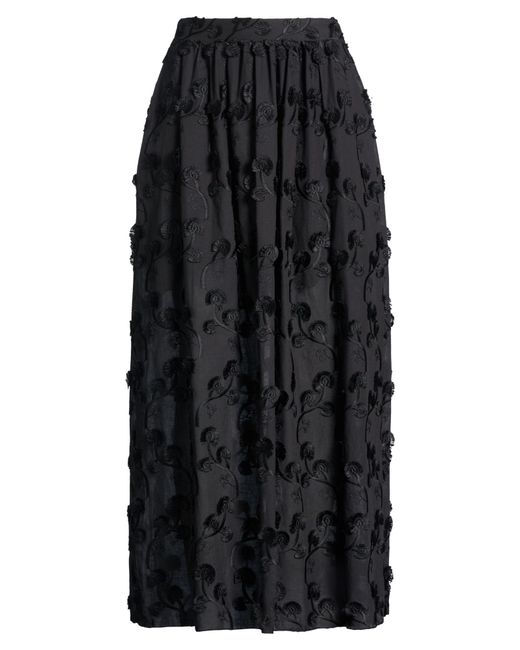 Jijil Black Maxi Skirt Cotton