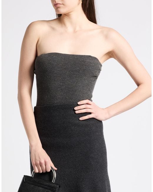 Brunello Cucinelli Gray Bodysuit