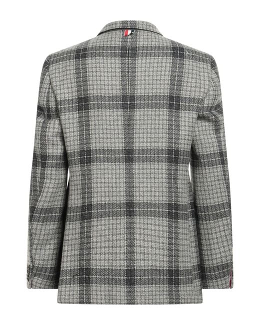 Thom Browne Gray Blazer Wool for men