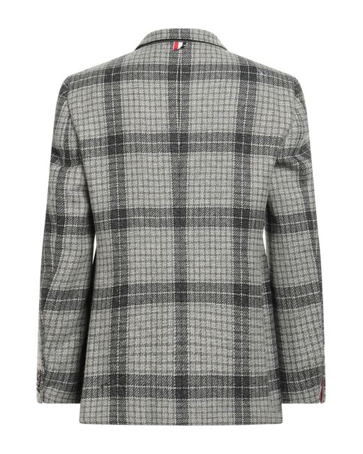 Thom Browne Gray Blazer Wool for men