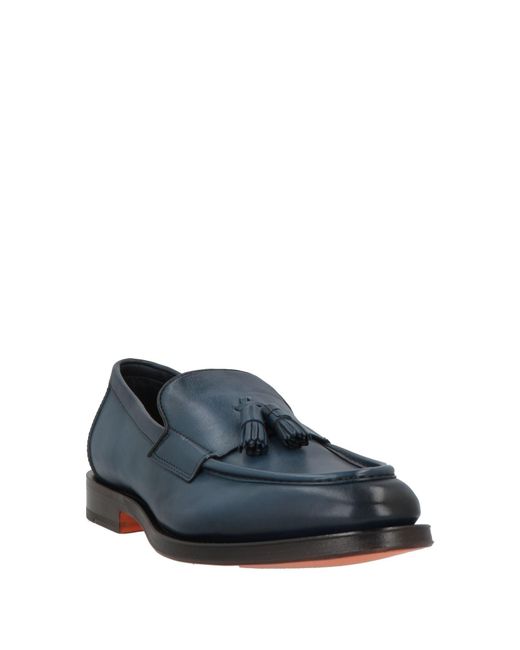 Santoni Blue Loafer for men