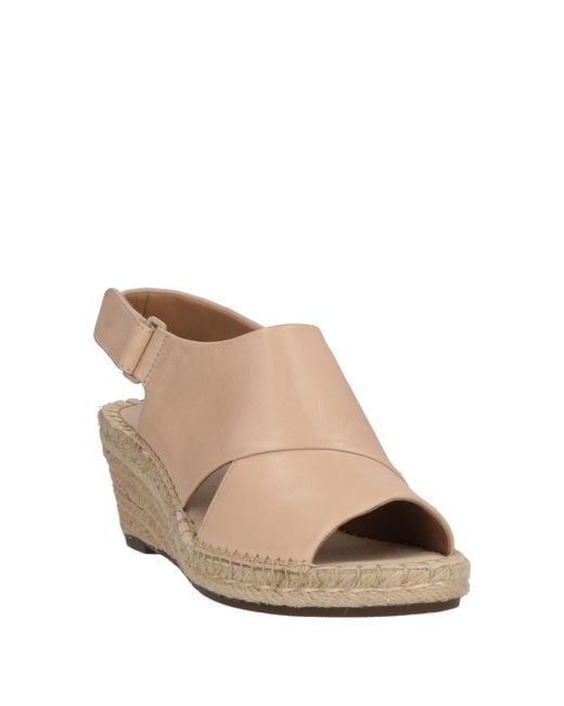 Clarks Natural Espadrilles Leather
