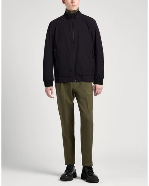Peuterey Blue Midnight Jacket Polyester, Elastane for men