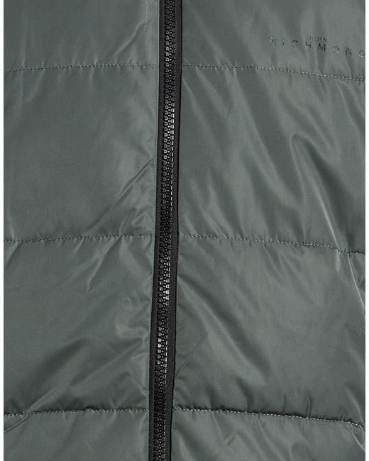 John Richmond Gray Puffer Polyester for men