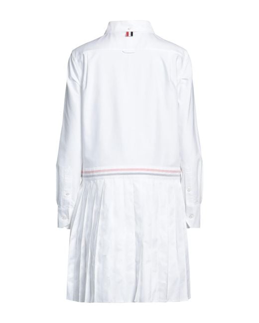 Thom Browne White Mini Dress